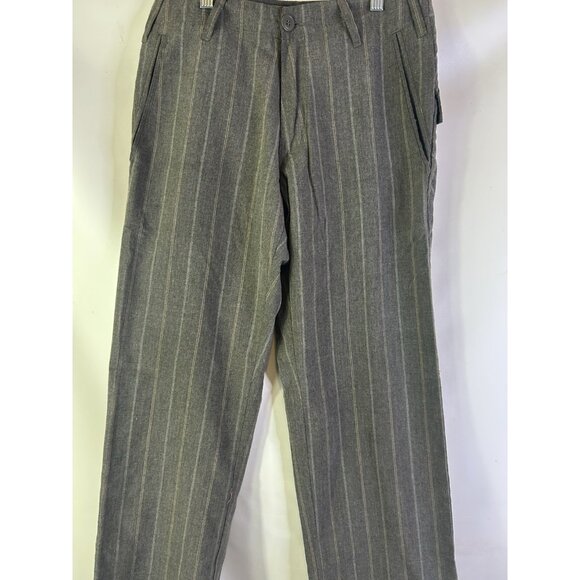 Vintage Y2K Volcom Pinstripe Baggy Skater Pants Grunge - Picture 6 of 11